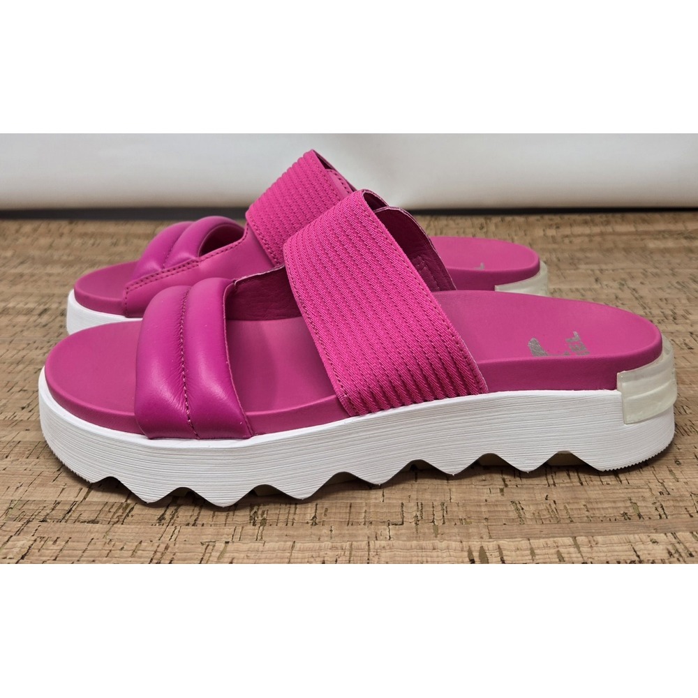 Sorel Slides Women's 8.5 VIIBE SLIDE SANDAL Fuscia Fizz Casual Preppy Comfort - Picture 3 of 10